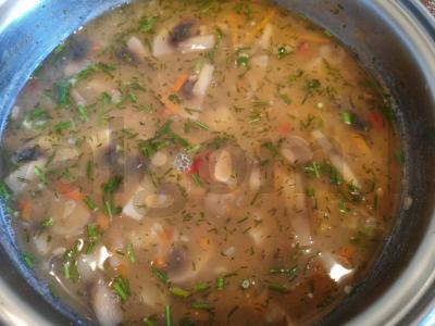 Itališkas grybų sriuba Žingsnis 8