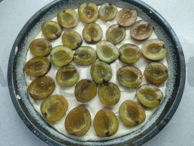 Slyvų pyragas su cinamonu Žingsnis 5