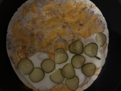 Tortilija su sūrio padažu ir faršu Žingsnis 3