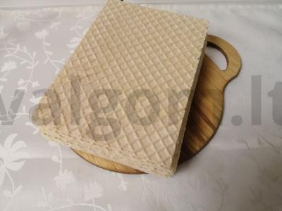 Vaflinis tortas su virta saldžia grietinėle Žingsnis 2