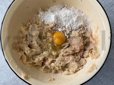 Baltarusijos bulviniai koldunai su faršu Žingsnis 3