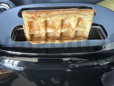 Bulvių vaflis su kiaušiniu poše Žingsnis 2