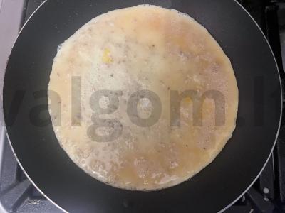 Avižų blynas su lašiša ir avokadu Žingsnis 1