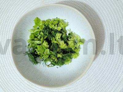 Nuostabus salotas su parmezanu Žingsnis 3