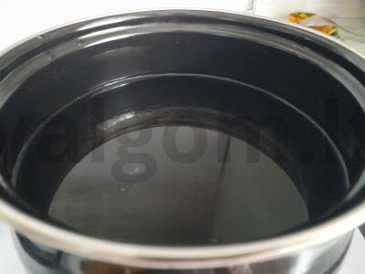 Perlo košė su faršu, svogūnais ir morkomis Žingsnis 1