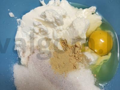 Kepiniai „Apelsinų rikota“ Žingsnis 1