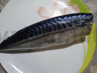 Virta skumbrė su keptais bulvėmis Žingsnis 2