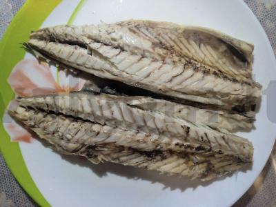 Virta skumbrė su keptais bulvėmis Žingsnis 5