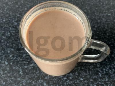 Šokoladiniai blynai su varškės ir mango įdaru Žingsnis 1