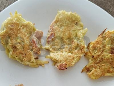 Bulvių ir virtos-rūkyto kumpio dranikai Žingsnis 7