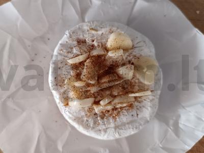 Sūris, keptas orkaitėje su baltu duona ir prieskoniais Žingsnis 4