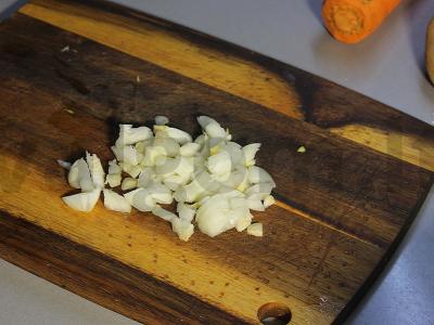 Sriuba su trimis grybų rūšimis Žingsnis 3