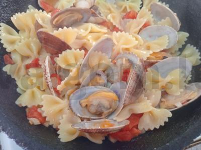 Farfalle su vongole Žingsnis 7