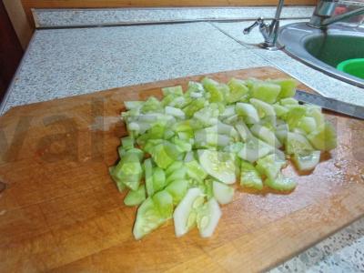 Daržovių salotas Žingsnis 2