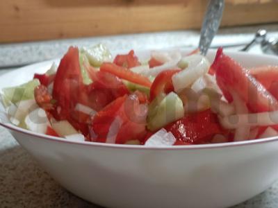 Daržovių salotas Žingsnis 6