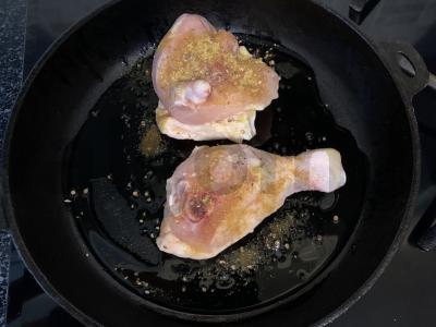 Vištiena pieno padaže Žingsnis 1