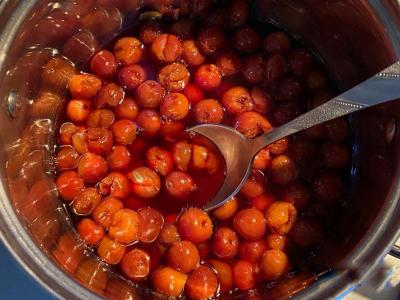 Vaisių pyragėliai su vyšniomis Žingsnis 1