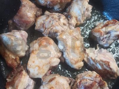 Teriyaki vištiena su grybais Žingsnis 3