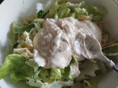 Cezario salotas su rukola Žingsnis 8