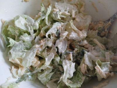 Cezario salotas su rukola Žingsnis 9