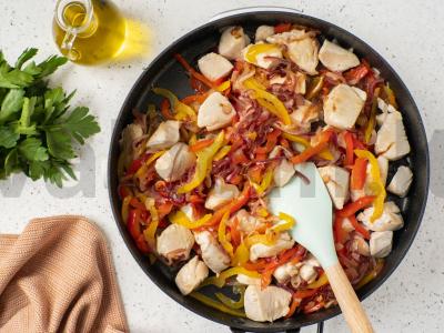 Čašušuli pagal gruzinišką receptą iš vištienos Žingsnis 4