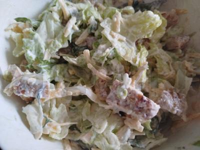 Cezario salotas su rukola Žingsnis 12