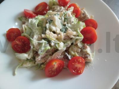 Cezario salotas su rukola Žingsnis 14