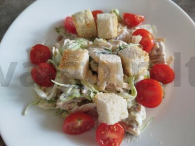 Cezario salotas su rukola Žingsnis 16