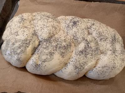 Pyragas iš kvietinių miltų su aguonomis Žingsnis 13