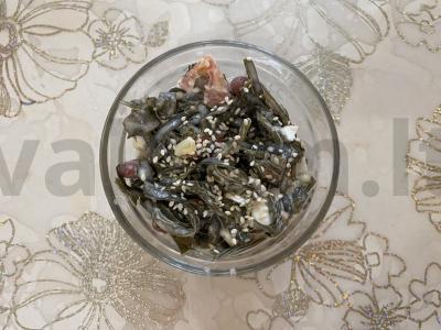 Salotas su raudonais pupelėmis ir jūros kopūstais Žingsnis 4