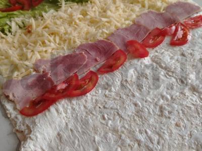 Tortilija su mėsa Žingsnis 5