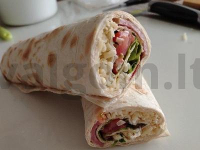 Tortilija su mėsa Žingsnis 7