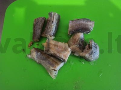 Žuvies sriuba „Raznosol“ Žingsnis 1