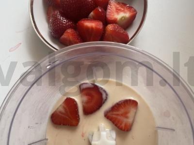 Smuzi su raugintu pienu pusryčiams Žingsnis 2