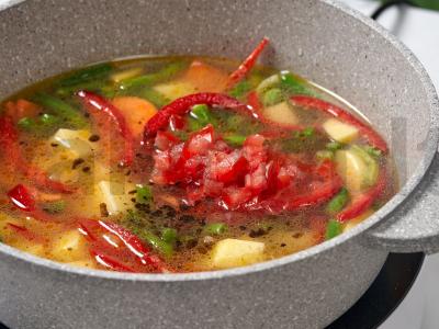 Klasikinis lagmanas su vištiena Žingsnis 4