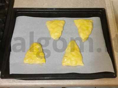 Pyragėliai su sūriu ir vištiena Žingsnis 7