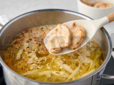 Uzbekų vištienos ir makaronų sriuba Žingsnis 6