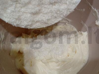 Kokosų sausainiai Žingsnis 2