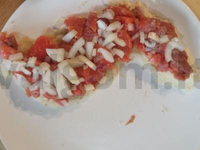 Salotas „Drakonas“ iš raudonos žuvies Žingsnis 2