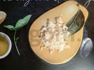 Įdaras blynams iš vištienos krūtinėlės ir grybų Žingsnis 2