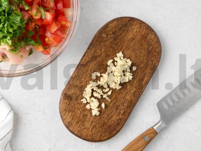 Vištiena orkaitėje su daržovėmis ir sūriu Žingsnis 3