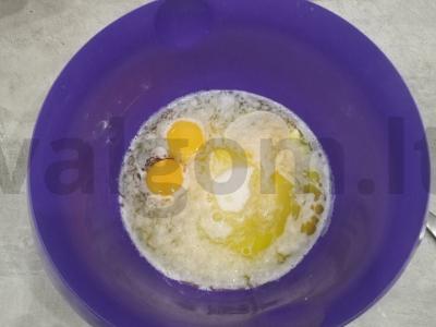 Varškės-vanilinis keksiukas Žingsnis 1