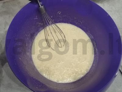 Varškės-vanilinis keksiukas Žingsnis 2