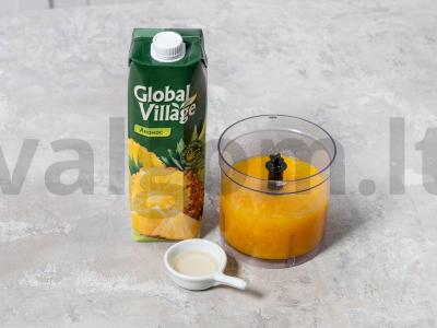 Kokteilis „Fuzija Persikas“ Žingsnis 2