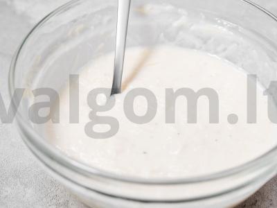 Sūrio lazdelės su kefyru Žingsnis 3