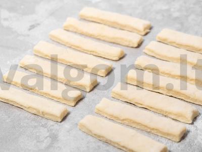 Sūrio lazdelės su kefyru Žingsnis 6