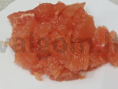 Grapefruto gėrimas su apelsinų sultimis Žingsnis 1