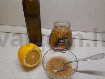 Daržovių salotas su kiaušiniu ir kvapniu padažu Žingsnis 2