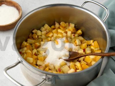 Obuolių uogienė su apelsinais Žingsnis 2