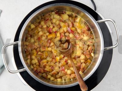 Obuolių uogienė su apelsinais Žingsnis 3